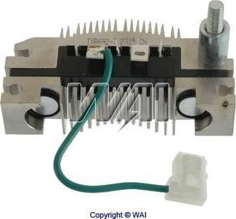 WAI IXR692 - Rectifier, alternator autospares.lv