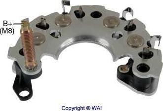 WAI IXR634 - Rectifier, alternator autospares.lv