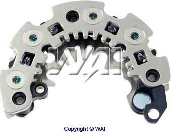 WAI IXR7596-2 - Rectifier, alternator autospares.lv