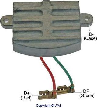 WAI M5-765 - Voltage regulator, alternator autospares.lv