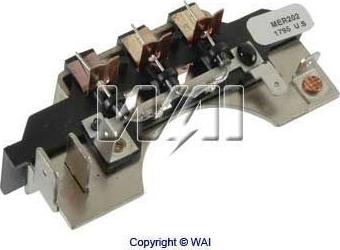 WAI MER202 - Rectifier, alternator autospares.lv