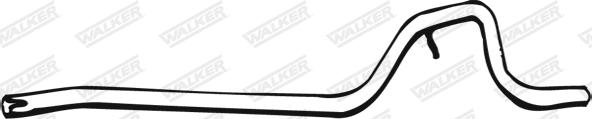 Walker 01637 - Exhaust Pipe autospares.lv