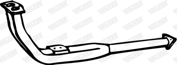 Walker 08191 - Exhaust Pipe autospares.lv