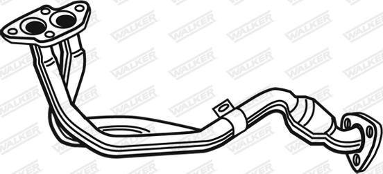 Walker 02758 - Exhaust Pipe autospares.lv