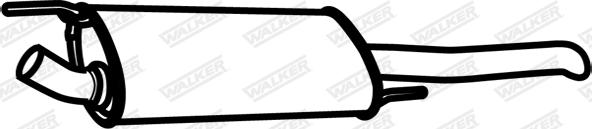 Walker 19981 - End Silencer autospares.lv