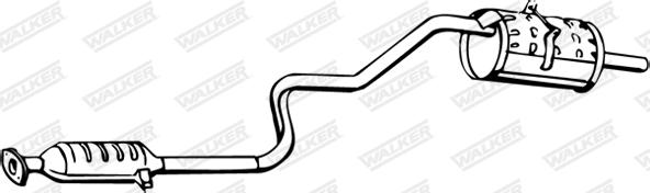 Walker 14294 - End Silencer autospares.lv