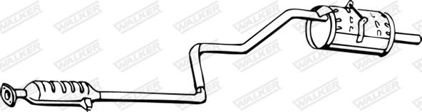 Walker 14290 - End Silencer autospares.lv