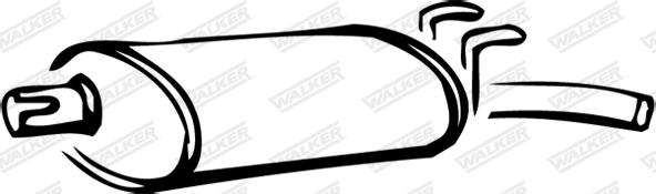 Walker 14248 - End Silencer autospares.lv