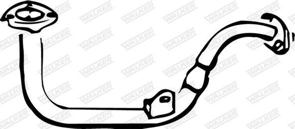 Walker 15913 - Exhaust Pipe autospares.lv