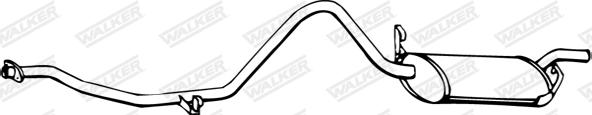 Walker 15415 - End Silencer autospares.lv