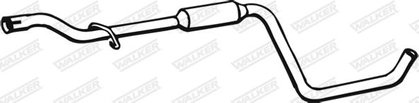Walker 15191 - Middle Silencer autospares.lv