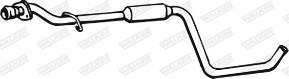 Walker 15188 - Middle Silencer autospares.lv