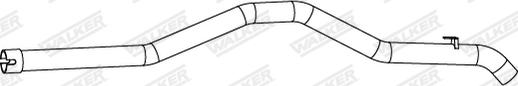 Walker 10905 - Exhaust Pipe autospares.lv