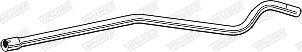 Walker 10502 - Exhaust Pipe autospares.lv