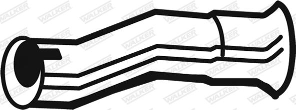 Walker 10516 - Exhaust Pipe autospares.lv