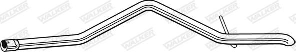 Walker 10668 - Exhaust Pipe autospares.lv