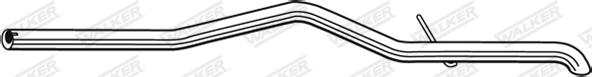 Walker 10674 - Exhaust Pipe autospares.lv