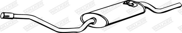 Walker 13507 - End Silencer autospares.lv