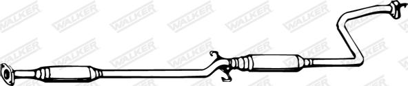 Walker 13122 - Middle Silencer autospares.lv