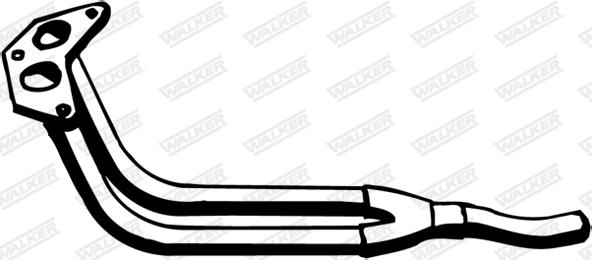 Walker 17909 - Exhaust Pipe autospares.lv