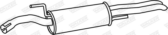 Walker 17586 - End Silencer autospares.lv