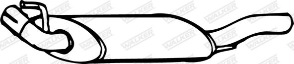 Walker 17043 - End Silencer autospares.lv