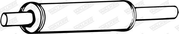 Walker 17038 - Front Silencer autospares.lv