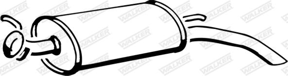 Walker 17269 - End Silencer autospares.lv