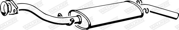 Walker 17231 - End Silencer autospares.lv