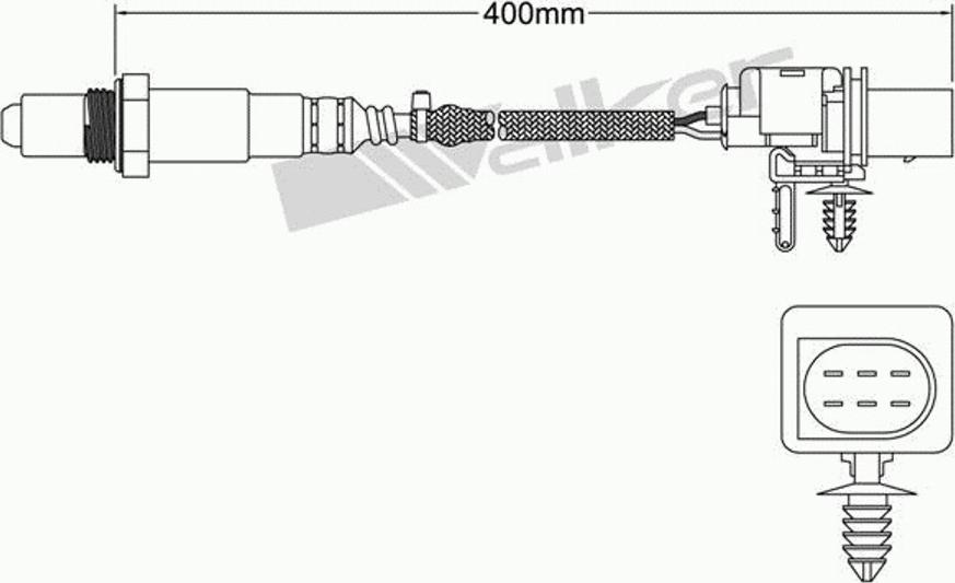 Walker 800-95003 - Lambda Sensor autospares.lv