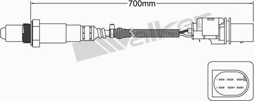 Walker 800-95015 - Lambda Sensor autospares.lv