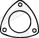 Walker 80787 - Gasket, exhaust pipe autospares.lv