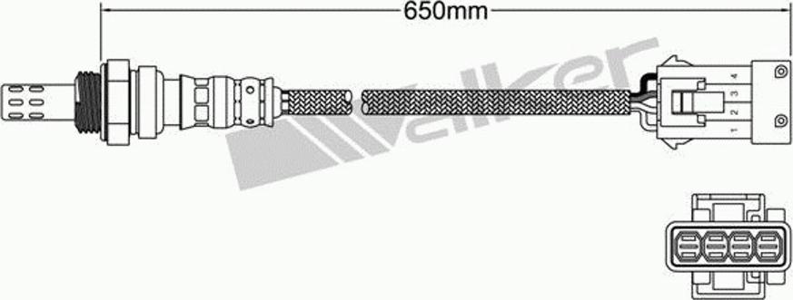 Walker 250-24546 - Lambda Sensor autospares.lv