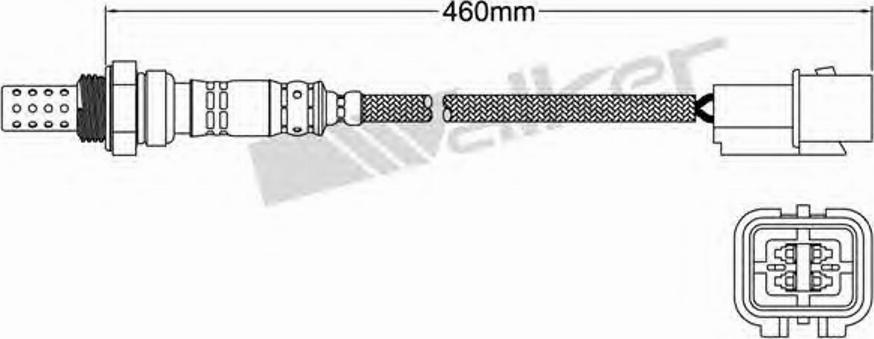 Walker 25024662 - Lambda Sensor autospares.lv