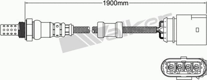 Walker 250-24689 - Lambda Sensor autospares.lv