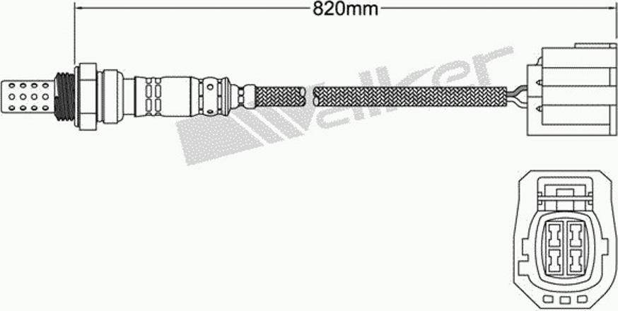 Walker 25024676 - Lambda Sensor autospares.lv