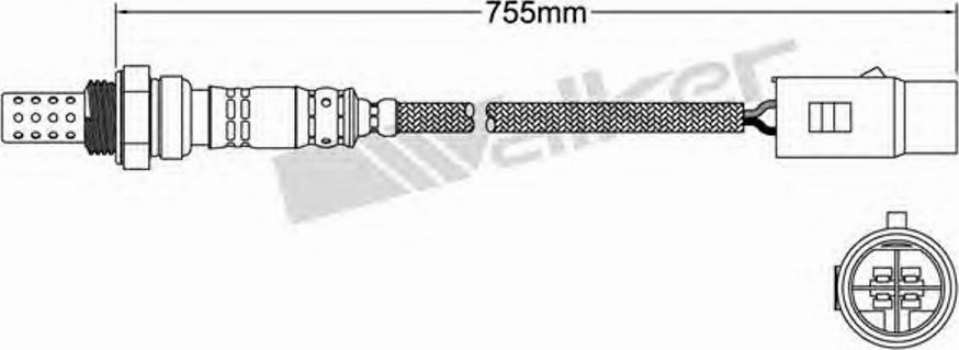 Walker 250-24007 - Lambda Sensor autospares.lv