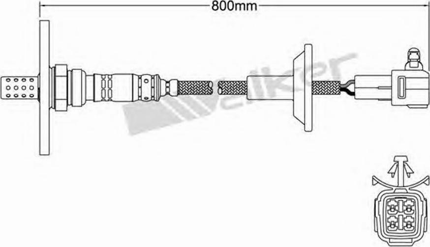 Walker 250-24152 - Lambda Sensor autospares.lv