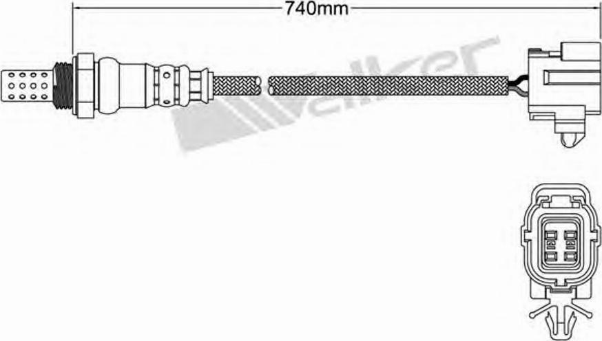 Walker 250-24123 - Lambda Sensor autospares.lv