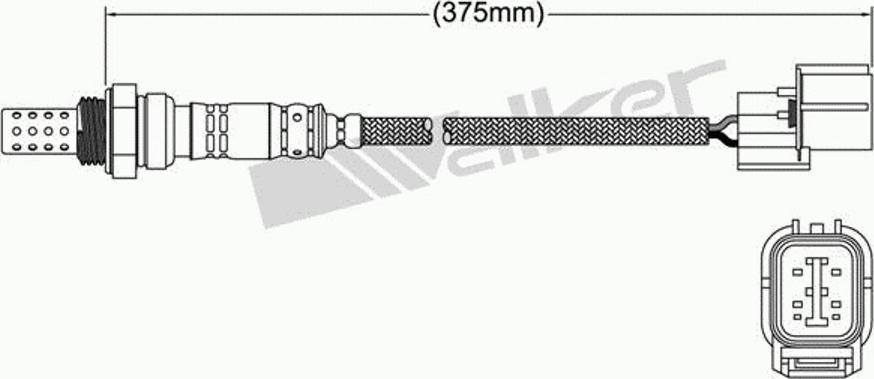 Walker 250-24308 - Lambda Sensor autospares.lv