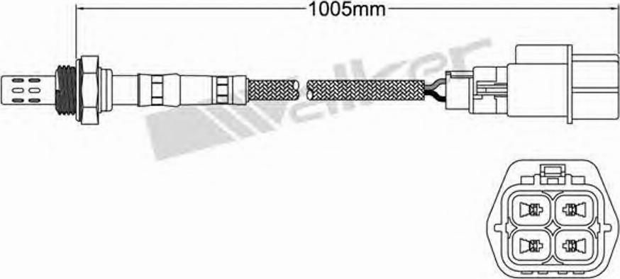 Walker 250-24286 - Lambda Sensor autospares.lv