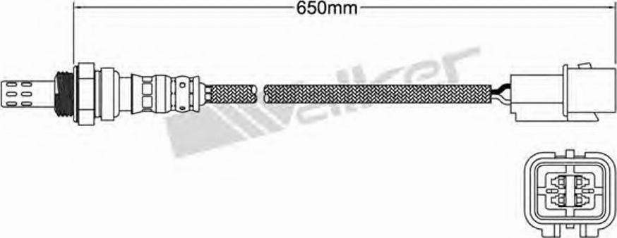 Walker 250-24783 - Lambda Sensor autospares.lv