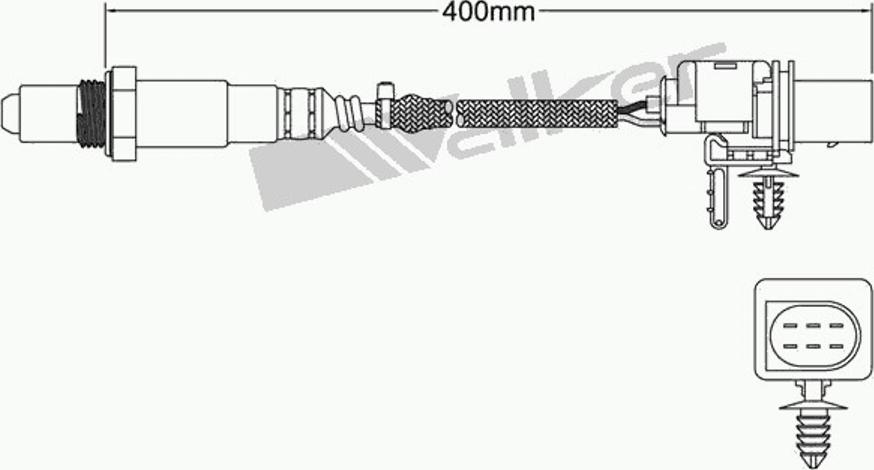 Walker 250-25034 - Lambda Sensor autospares.lv