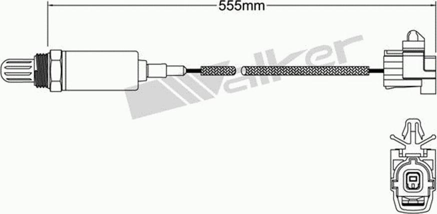 Walker 250-21035 - Lambda Sensor autospares.lv