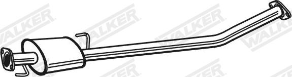 Walker 25189 - Middle Silencer autospares.lv