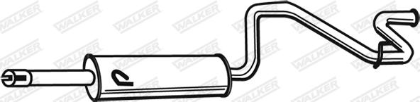 Walker 21697 - End Silencer autospares.lv