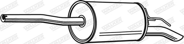 Walker 23819 - End Silencer autospares.lv