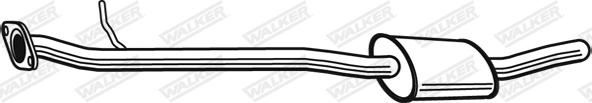 Walker 23741 - Middle Silencer autospares.lv