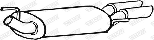 Walker 70612 - End Silencer autospares.lv