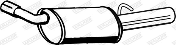 Walker 70311 - End Silencer autospares.lv
